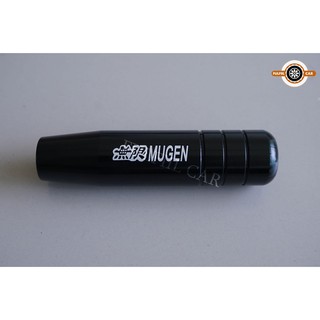 เกียร์แข่งขันMUGEN 13CM งานอลูมิเนียมสีดำ หัวเกียร์รถยนต์ ตกแต่งเกียร์รถยนต์