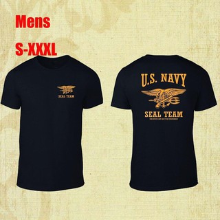 Classics Us Navy Seal Team Funny Graphic Tee Shirt 100% Cotton MenS T-Shirt Birthday Gift