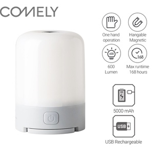 COMELY Multi-Function โคมไฟ600ลูเมนขนาดกะทัดรัดโคมไฟกลางแจ้ง USB ชาร์จด้วย6โหมดสำหรับ Camping Daliy ใช้