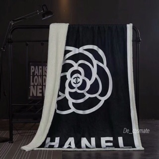 ผ้าห่มขนแกะชาแนล chanel camillia