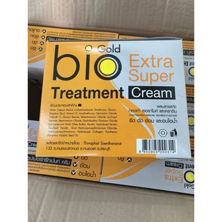 New Arrivals Gold Bio Extra Super Treatment Cream  สีทอง (1 กล่อง 24 ซอง)