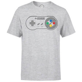 Wanyg เสื้อยืดลําลอง แขนสั้น พิมพ์ลาย Nintendo Snes Controller Pad สไตล์คลาสสิค สําหรับผู้ชาย ของขวัญวันเกิด วันพ่อ