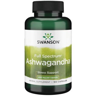 Swanson Premium Full Spectrum Ashwagandha 450 mg [ 100 Capsules ] now foods Ashwagandha