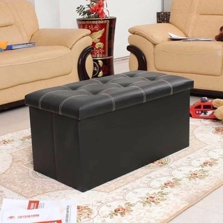 Rectangular Large(110cm) And Medium(80cm) /Cube Small(30cm) Storage Stool Sofa Folding Box Chair 1Pc
