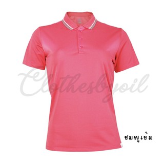 EG6168 เสื้อโปโล สีพื้นทรงหญิง ใส่สบายมาก รุ่นล่าสุด คุ้มค่าคุ้มราคา  (( 1/2 ))