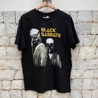 เสื้อยืดผ้าฝ้ายพิมพ์ลายขายดีเสื้อวง BLACK SABBATH ลิขสิทธิ์แท้