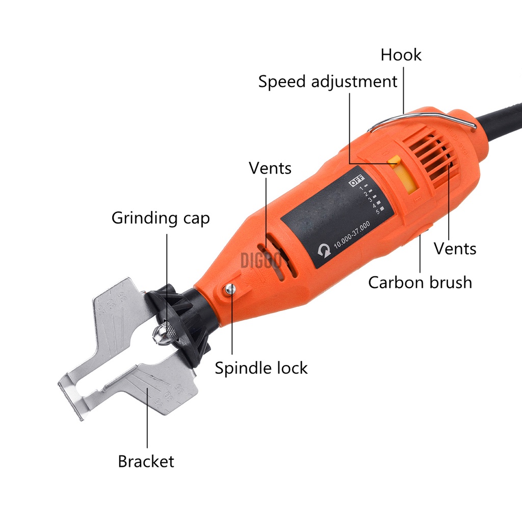 220V EU Electric Chainsaw Sharpener Set Chain Saw Grinder File Tool