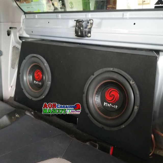 ตู้10"ไทรทันเก่า ตู้หลังเบาะพิงรถกระบะ4ประตู ไม่ต้องขยับเบาะ