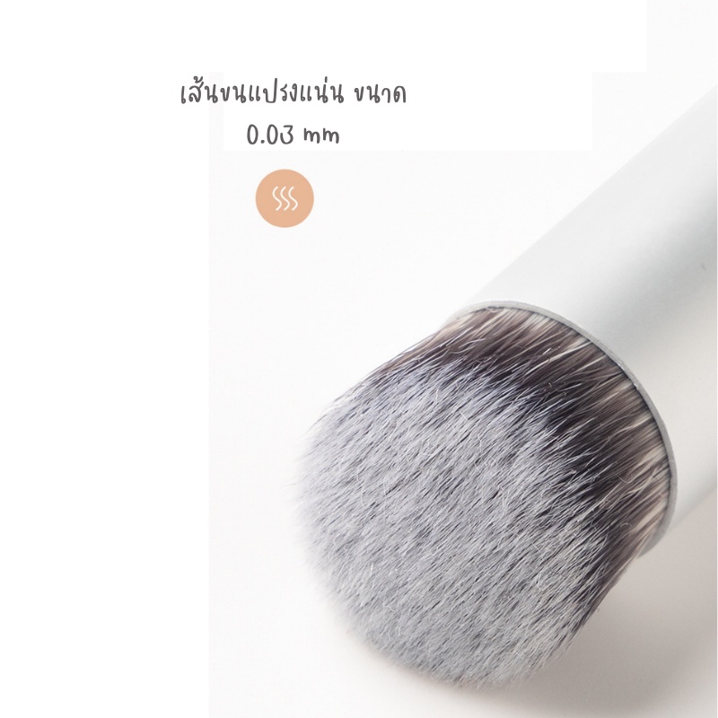 (2026)(พร้อมส่ง) แปรงลงคอนซีลเลอร์ด้ามสีขาว ขนนุ่มแน่น ไม่ทำให้เป็นคราบ ราคา ถูกที่สุด ดีลบีเคเค แกลเลอรีภาพที่ 2