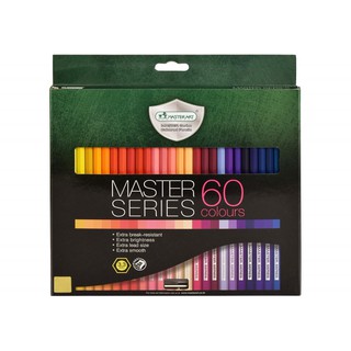 MASTERART Master Series 60 Colors Coloured Pencil ดินสอสีไม้ 60 สี