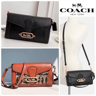 Coach SMALL JADE SHOULDER BAGสะพายไปไหนก็ได้รอบโลกค่ะ 🌏 อุปกรณ์ครบนะคะ