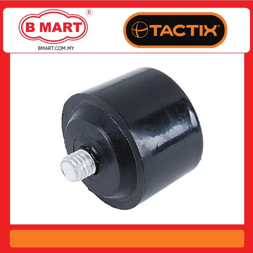 TACTIX RUBBER MALLET HEAD BLACK/ORANGE 223102 & 223103