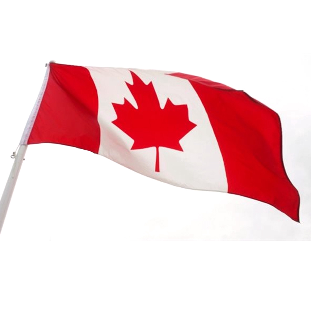 Canadian Flag 3 x 5ft Polyester Canada Maple Leaf Banner Indoor Outdoor Grommet