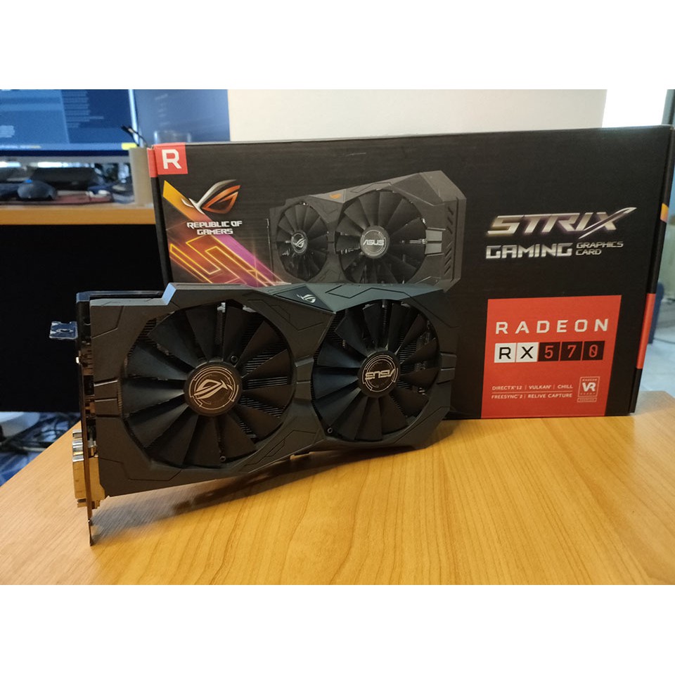 ASUS ROG STRIX-RX570-O4G-GAMING | Shopee Thailand