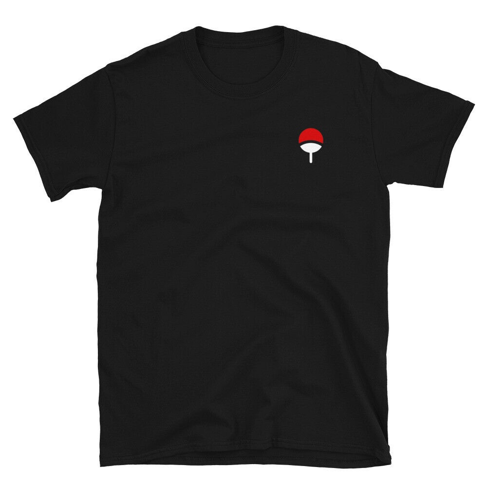 Naruto Uchiha Emblem TShirt Itachi Uchiha Naruto มังงะอะนิเมะ TShirt