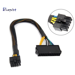 bp 24 pin female to 10 pin male อะแดปเตอร์สายเคเบิ้ลสําหรับ atx lenovo เมนบอร์ด