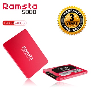 Ramsta S800 ไดรฟ์ความเร็วสูง SSD SATA 3 6Gb s 120GB 240GB 480GB 1TB NAND 3D 2.5 นิ้ว สําหรับเดสก์ท็อป โน้ตบุ๊ก