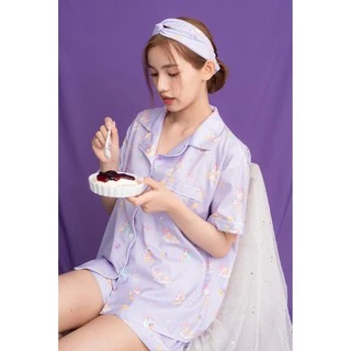 ชุดนอน 11th Collection 'Baby D a i s y Duck' สี Lavender(ม่วงพาสเทล)