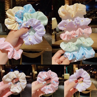 2021 New Flower Snowflakes Large Intestine Hair Ring for Women Fashion Hair Ring Hair Accessories Wholesale