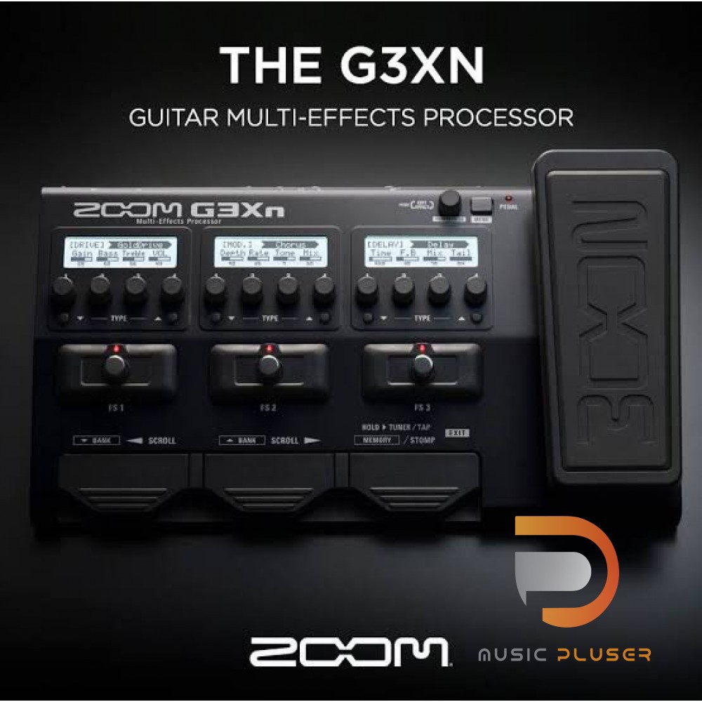 ZOOM G3XN Multi Effects "ซาวด์เยอะไม่พอ เนื้อเสียงต้องดีด้วย"  รุ่นนี้เลยครับ​ ตัวเดียวจบครบทุกเอฟเฟ