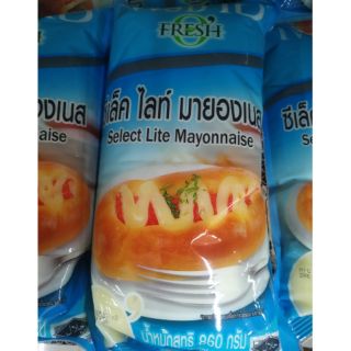 มายองเนส Select Lite Mayonnaise ตรา Fresh O 860g