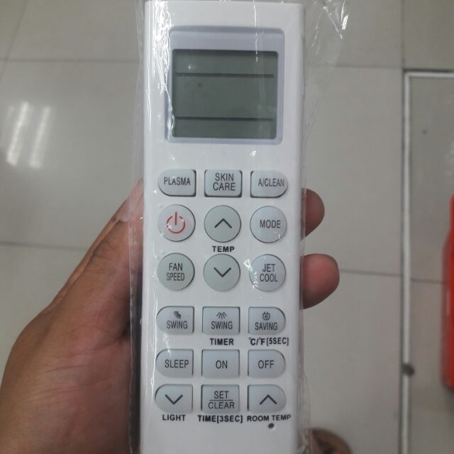 รีโมทคอลโทลแอร์แอลจี LG 3 SKIN CARE(mrz)