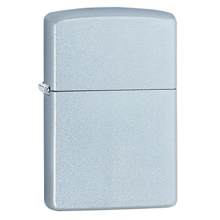 Zippo ไฟแช็กรุ่น 205 Satin Chrome ของแท้ รับประกันตลอดชีวิต นำเข้าและจำหน่ายโดยตัวแทนจำหน่าย
