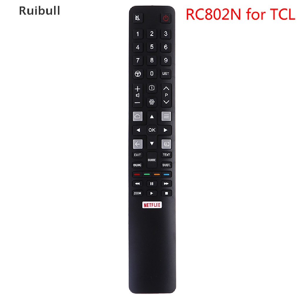 [Ruibull] Original Remote Control RC802N YUI1 for TCL Smart TV U43P6046 U49P6046 U55P6046 Hot Sell