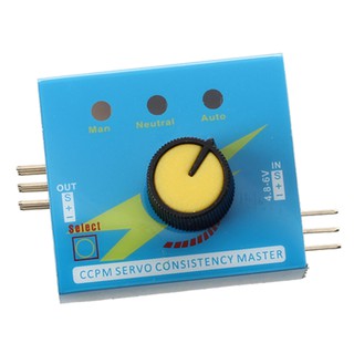 Servo Tester CCPM Consistency Master Checker 3CH 4.8-6v