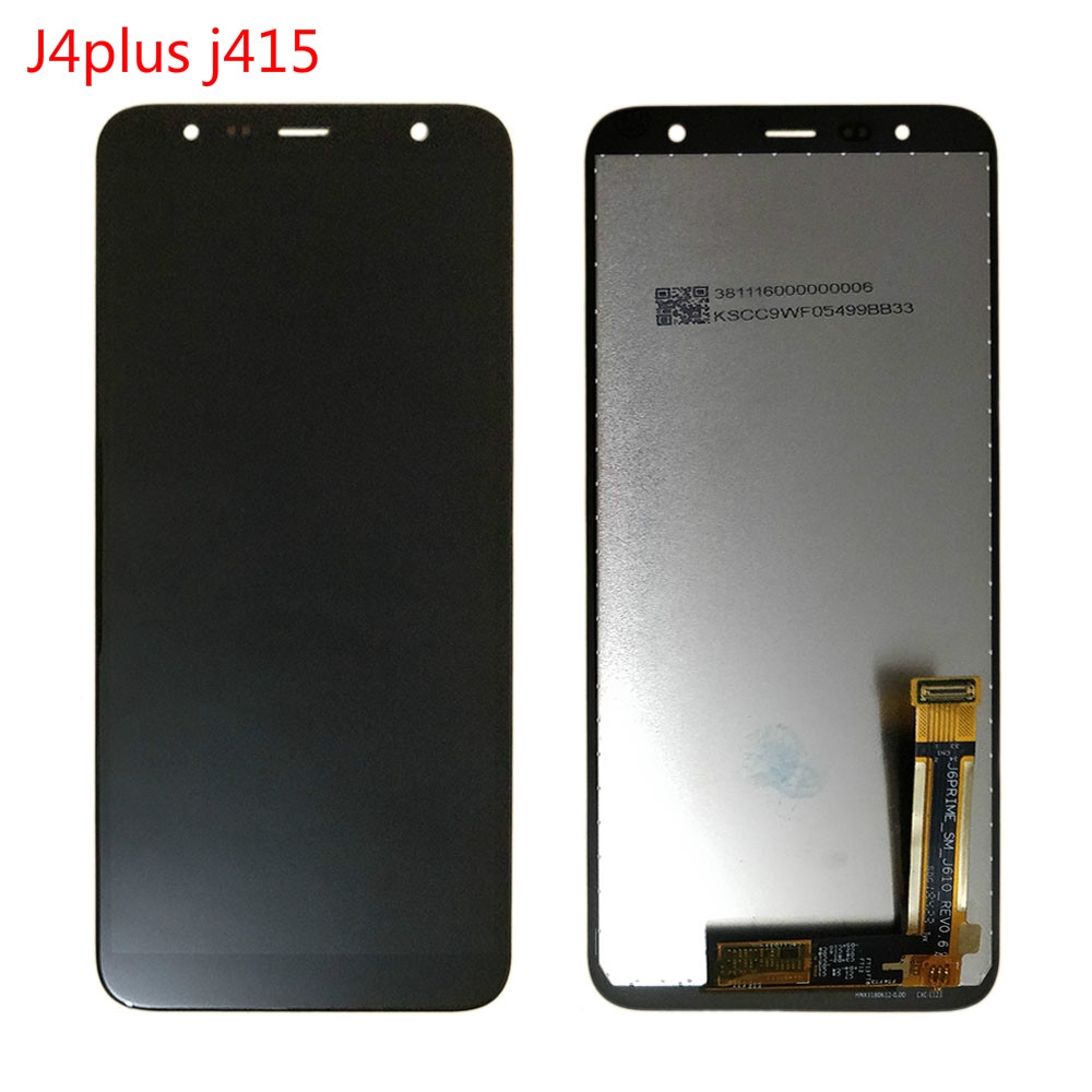 J4 plus LCD สําหรับ Samsung Galaxy J4 J4 plus J415 J415G หน้าจอสัมผัส Digitizer จอแสดงผล LCD J415FN 