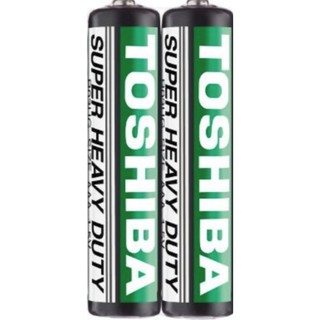 ถ่าน Toshiba Size AAA(ขนาดเล็ก) 1.5V จำนวน 2ก้อน Super Heavy Duty ของแท้