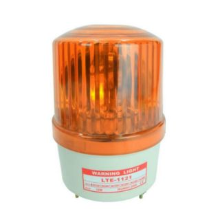 ไฟหมุน สัญญาณไฟ ไซเรน ไฟฉุกเฉิน 220 โวลท์WARNING LIGHT สีเหลือง(1 ตัว)