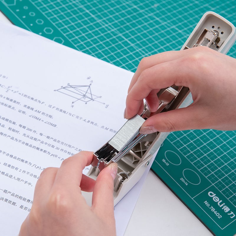 ที่เย็บกระดาษDeli Rotatable Center Seam Stapler No. 12 Stapler 360 ...