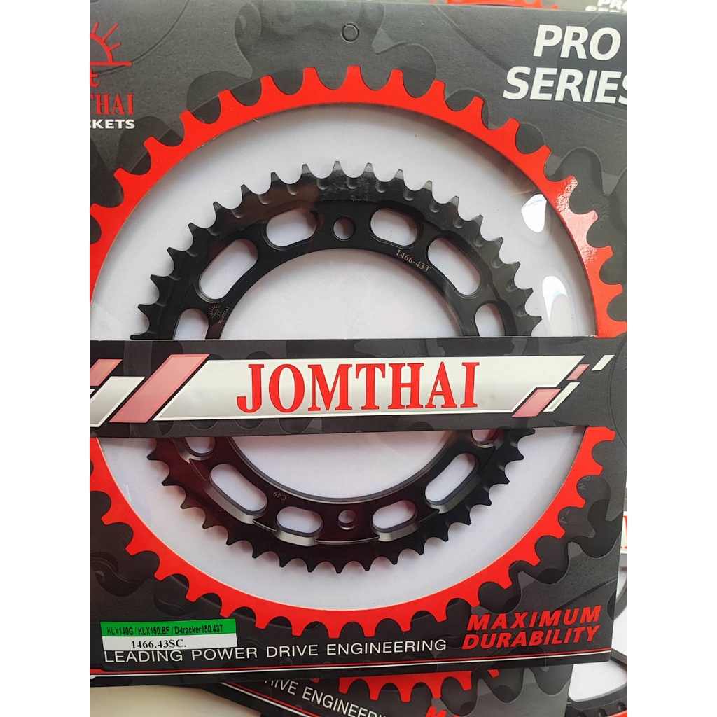 สเตอร์หลัง เหล็ก KLX125/150/ KLX140G สเตอร์   D-Tracker125  D-Tracker150  ไล่เบา 428   (1466) ของแท้ /26 - รูปที่ 2