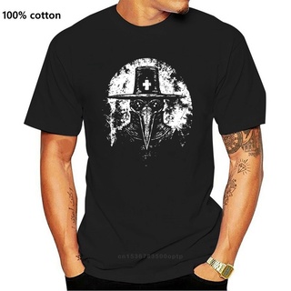 เสื้อยืดผ้าฝ้าย พิมพ์ลาย PLAGUE DOCTOR I The Black Death Medicine Cure LEhajn26AOalif74 639 สําหรับผู้ชาย