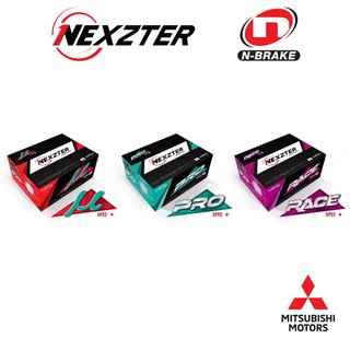 Nexzter MU PRO SPEC ผ้าเบรค MITSUBISHI MIRAGE ATTRAGE LANCER EX CEDIA ECAR SPACEWAGON TRITON PAJERO SPORT XPANDER