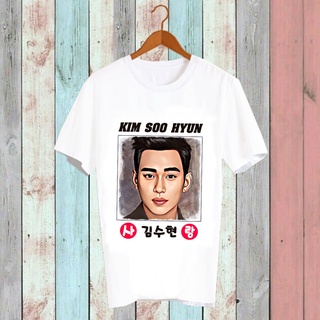 เสื้อยืดดารา เสื้อยืด Fanmade เสื้อแฟนเมด เสื้อยืดคำพูด เสื้อแฟนคลับ ศิลปินเกาหลี FCB40-34 คิมซูฮยอน Kim Soo Hyun