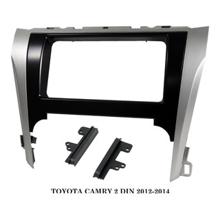 หน้ากากวิทยุ TOYOTA CAMRY 2012-2014 สำหรับใส่วิทยุ7" 2DIN20cm.