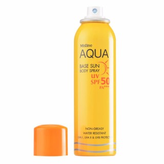 มิสทิน อะควา เบส ซัน บอดี้ สเปร์ย เอสพีเอฟ MISTINE ราคาโรงงาน