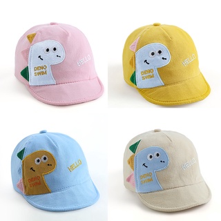 Cartoon Dinosaur Baby Hat Soft Cotton Boys Girls Baseball Cap Summer Outdoor Infant Girls Sun Hats