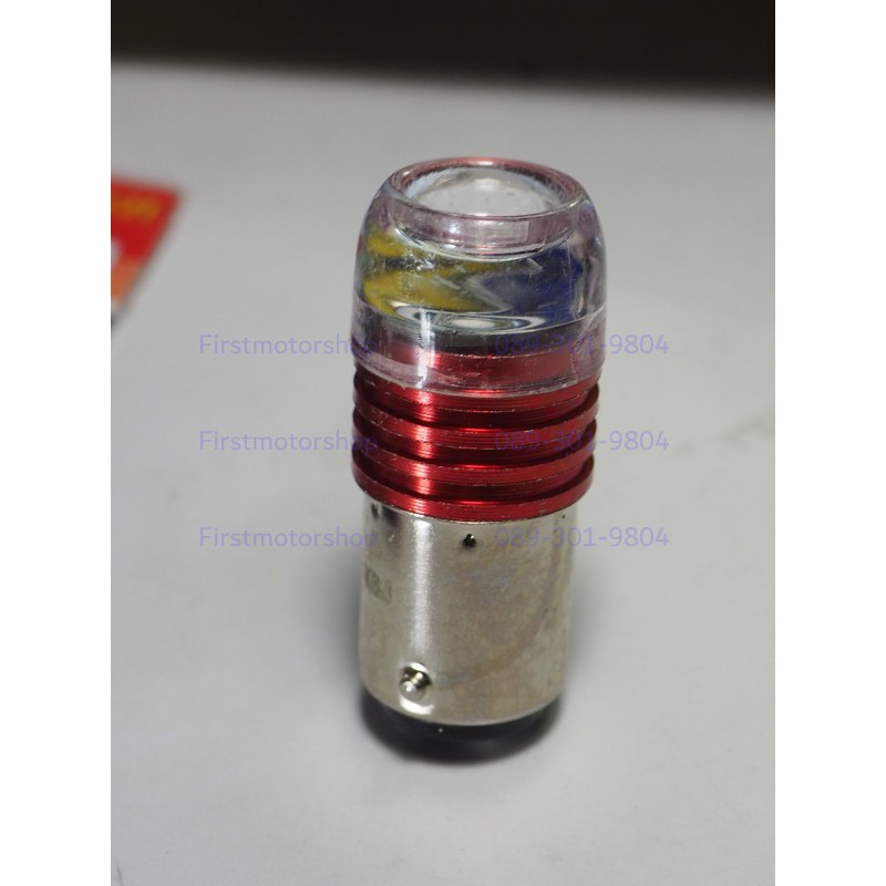 หลอดไฟท้าย รถมอเตอร์ไซค์ LED Wave ไฟหรี่ท้าย พร้อมไฟเบรคกระพริบ AC/DC ใช้รถหัวฉีดได้ Firstmotoshop เก็บเงินปลายทางได้