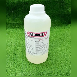 AM-WELD น้ำยาทำความสะอาดรอยเชื่อมสแตนเลส รุ่น SUS-400 ขนาด 1ลิตร น้ำยาลบรอยเชื่อมสแตนเลส น้ำยาล้างแนวเชื่อม