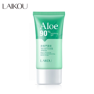 Laikou เจลว่านหางจระเข้ ช่วยให้ผิวกระจ่างใส ลดสิว 60 กรัม.