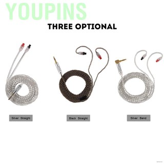 ◘✳✤Youpins สายหูฟังชุบเงินสําหรับ Audio-Technica Ath-Im50 Im70 Im01 Im02 Im03 Im04