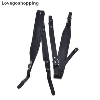 Lovegoshopping สายคล้องไหล่หนัง Pu สามารถปรับได้สําหรับ 96-120 Bass Accordions Th