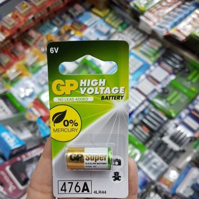 ถ่านกล้อง 4LR44, 476A, 28A GP, Kodak, Vinnic, Goldenpower Alkaline 6V 1ก้อน ของใหม่ ของแท้