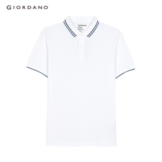 GIORDANO เสื้อโปโลผู้ชาย Mens Plain Polo 01011018