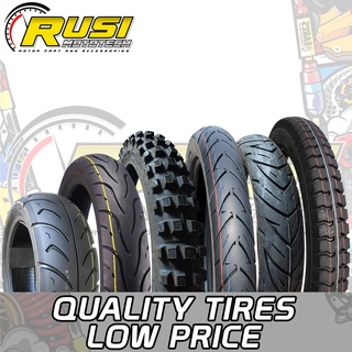 Quality Tires for RUSI Motorcycles (RANDOM DESIGN & RANDOM BRAND)