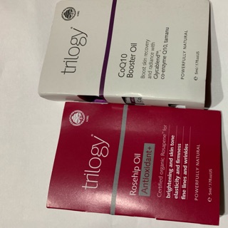 Duo set Trilogy Rosehip Oil สูตร Antioxidants , CoQ10 Booster Oil 30 ml NEW