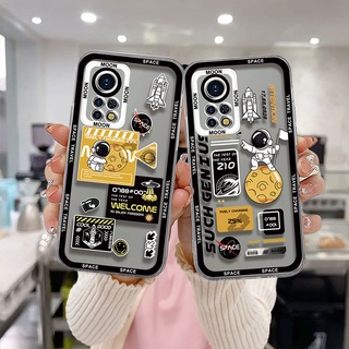 เคสโทรศัพท์มือถือ TPU นิ่ม ปิดด้านหลัง Infinix Hot 10 11 Play 10 10t 10s NFC 10i 9 Pro 10 Lite 11 Plus Hot 9 Play 11 11S NFC นาซ่านักบินอวกาศปลอกเดียวกัน เคส